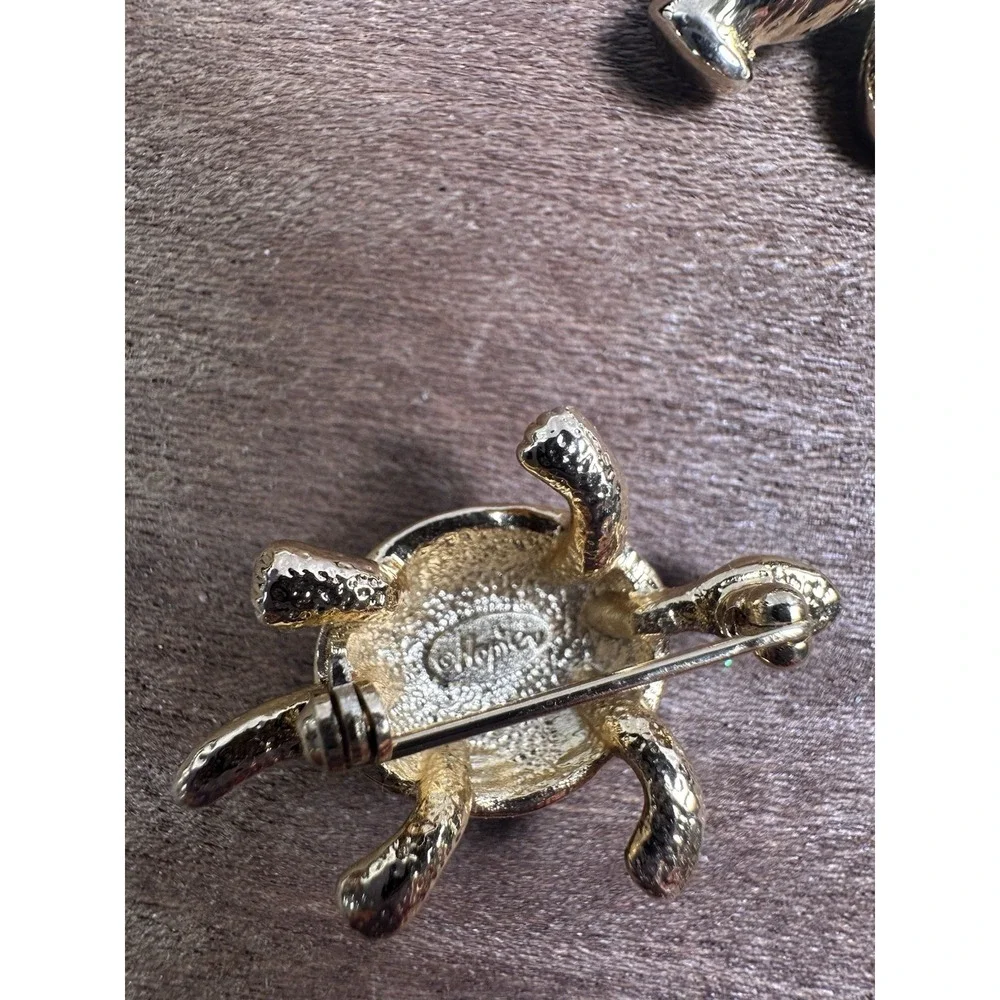 Vintage & Modern  Costume Jewelry Brooches NAPIER KC‎ Scottie Dog Turtle